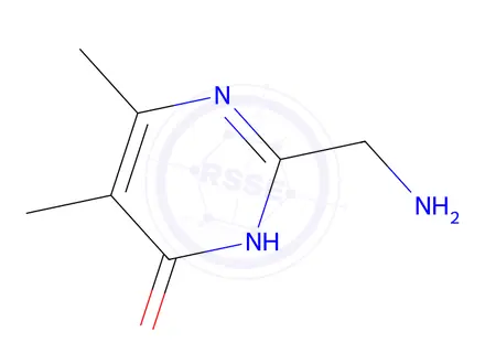Chemical structure of 2-(Aminomethyl)-5,6-dimethyl-4-pyrimidinol