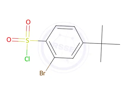 Chemical structure of 2-Bromo-4-tert-butylbenzenesulfonyl chloride