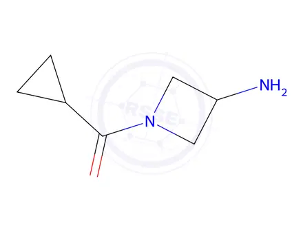 Chemical structure of (3-amino-1-azetidinyl)cyclopropylmethanone