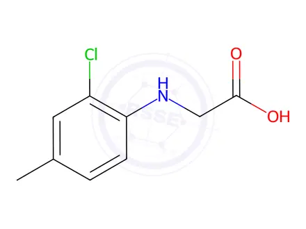 Chemical structure of N-(2-Chloro-4-methylphenyl)glycine