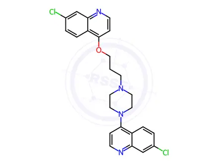 Chemical structure of Piperaquine Impurity F