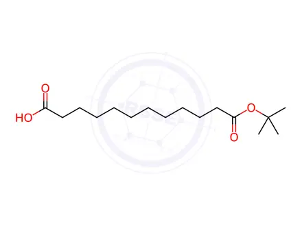 Chemical structure of 12-(tert-Butoxy)-12-oxododecanoic acid