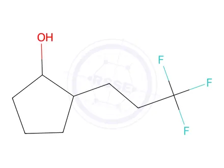 Chemical structure of 2-(3,3,3-Trifluoropropyl)cyclopentan-1-ol