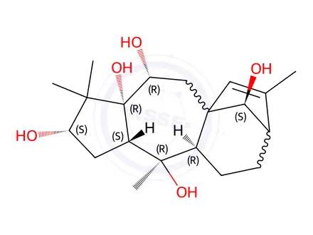 Chemical structure of grayanotoxin VI