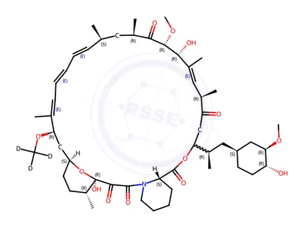 Chemical structure of Rapamycin-d3
