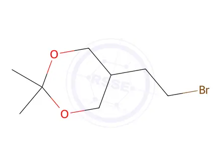 Chemical structure of 5-(2-Bromoethyl)-2,2-dimethyl-1,3-dioxane