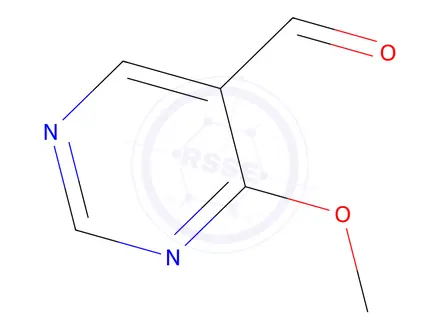 Chemical structure of 5-Pyrimidinecarboxaldehyde, 4-methoxy-(9CI)