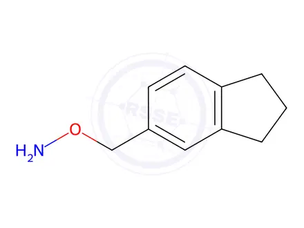 Chemical structure of O-((2,3-Dihydro-1H-inden-5-yl)methyl)hydroxylamine