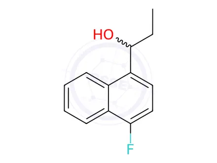 Chemical structure of 1-Naphthalenemethanol, α-ethyl-4-fluoro-
