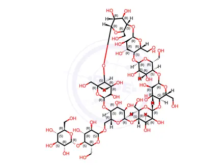 Chemical structure of 6-O-α-D-Maltosyl-β-cyclodextrin