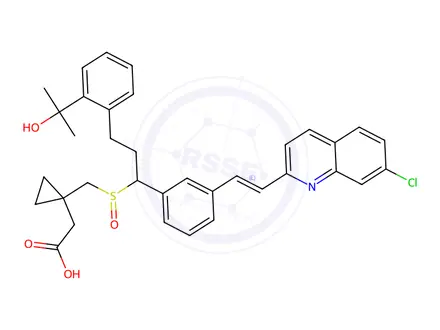 Chemical structure of Montelukast EP Impurity C