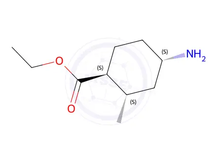 Chemical structure of Ethyl (1S,2S,4S)-4-amino-2-methylcyclohexane-1-carboxylate