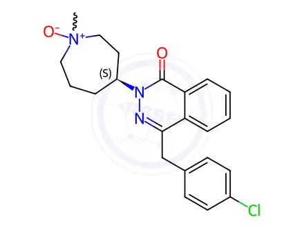 Chemical structure of (S)-Azelastine N-Oxide (Mixture of Diastereomers)