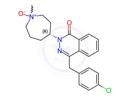 Chemical structure of (R)-Azelastine N-Oxide (Mixture of Diastereomers)