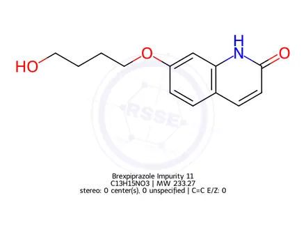 Chemical structure of 7-(4-Hydroxybutoxy)quinolin-2(1H)-one