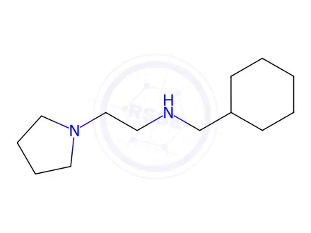 Chemical structure of N-(cyclohexylmethyl)-2-(pyrrolidin-1-yl)ethan-1-amine