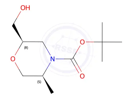 Chemical structure of (2R,5S)-tert-butyl 2-(hydroxyMethyl)-5-MethylMorpholine-4-carboxylate