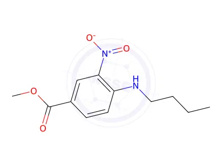 Chemical structure of Methyl 4-(butylaMino)-3-nitrobenzoate