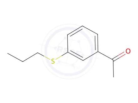 Chemical structure of 1-(3-(Propylthio)phenyl)ethan-1-one