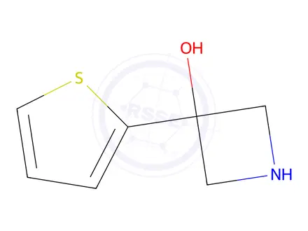 Chemical structure of 3-(Thiophen-2-yl)azetidin-3-ol