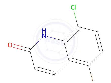 Chemical structure of 5-bromo-8-chloro-1,2-dihydroquinolin-2-one