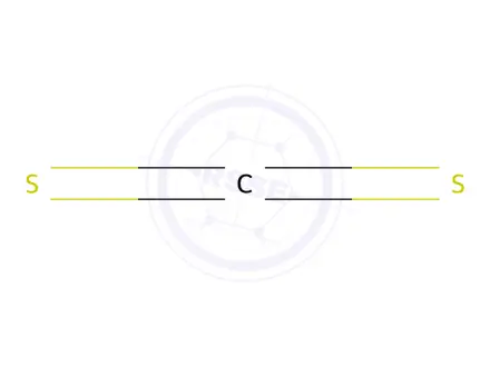 Chemical structure of Carbon Disulfide