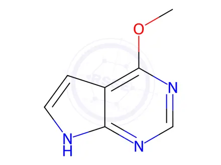 Chemical structure of 4-methoxy-7H-pyrrolo[2,3-d]pyrimidine