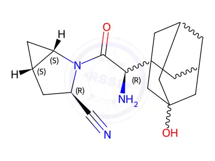 Chemical structure of Saxagliptin Impurity 19