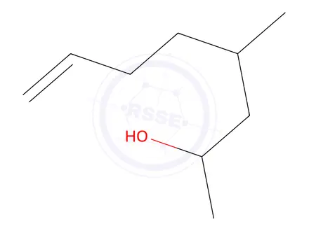 Chemical structure of 4-Methyloct-7-en-2-ol