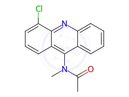 Chemical structure of Acetamide, N-(4-chloro-9-acridinyl)-N-methyl-