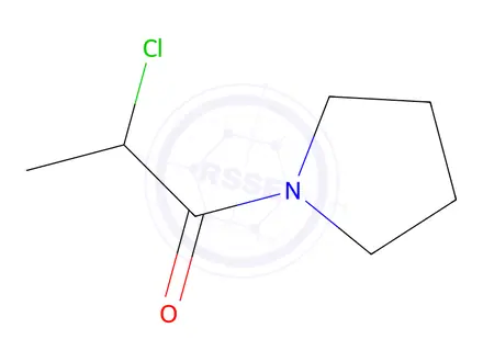 Chemical structure of 2-chloro-1-(pyrrolidin-1-yl)propan-1-one
