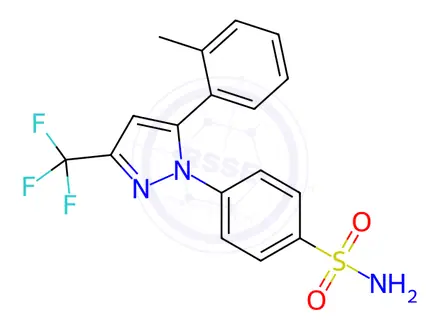 Chemical structure of Celecoxib Impurity 2