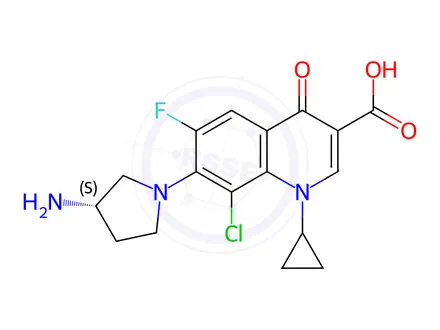 Chemical structure of Clinafloxacin Impurity 1