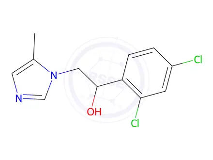 Chemical structure of 1-(2, 4-Dichlorophenyl)-2-(5-Methylimidazole-1-yl)-Ethanol