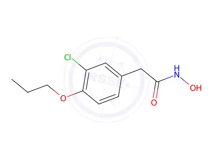 Chemical structure of 2-(3-Chloro-4-propoxyphenyl)acetohydroxamic acid