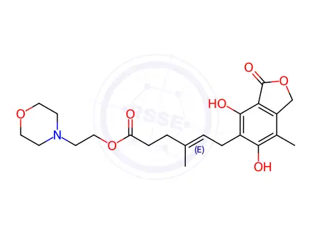 Chemical structure of Mycophenolate Mofetil Impurity 1(Mycophenolate Mofetil EP Impurity A)