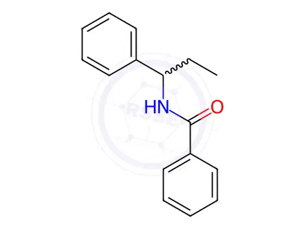 Chemical structure of n-(1-Phenylpropyl)benzamide