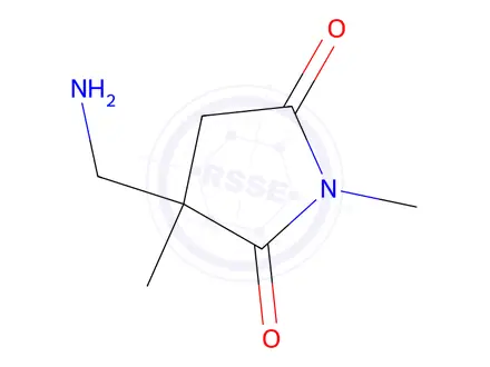 Chemical structure of 3-(Aminomethyl)-1,3-dimethylpyrrolidine-2,5-dione