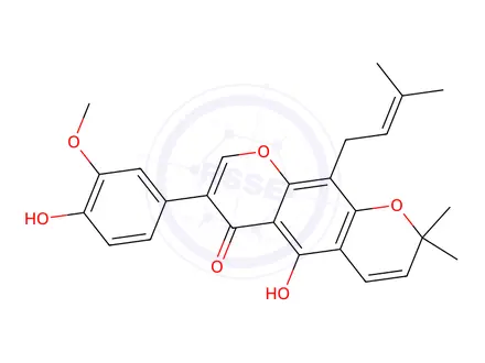 Chemical structure of flemiphilippinin C