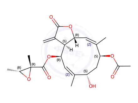 Chemical structure of Eupacunoxin