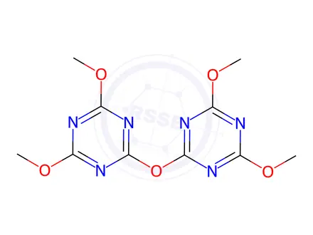 Chemical structure of 2,2'-Oxybis(4,6-dimethoxy-1,3,5-triazine)