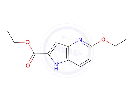 Chemical structure of Ethyl 5-Ethoxy-1H-pyrrolo[3,2-B]pyridine-2-carboxylate