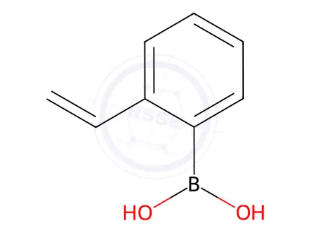 Chemical structure of 2-Vinylphenylboronic Acid