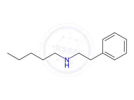 Chemical structure of N-(2-Phenylethyl)pentan-1-amine
