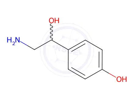 Chemical structure of Octopamine