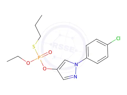 Chemical structure of Pyraclofos solution (100 ug/ml in acetonitrile)