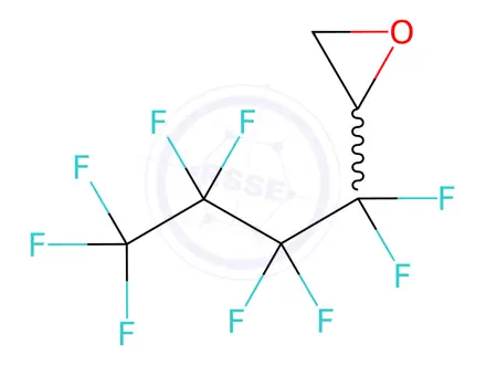 Chemical structure of 2-(1,1,2,2,3,3,4,4,4-Nonafluorobutyl)oxirane