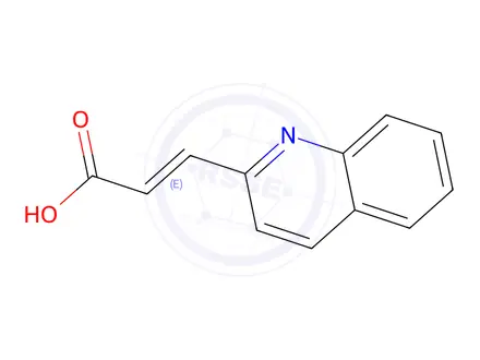 Chemical structure of 3-Quinolin-2-yl-acrylic acid