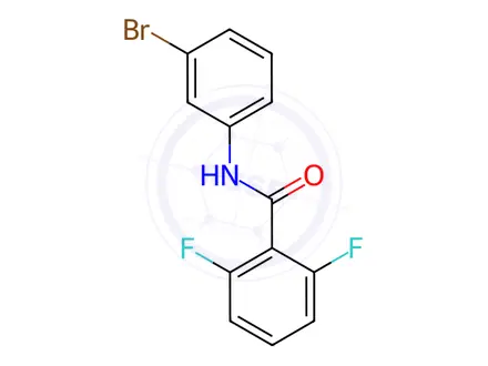 Chemical structure of N-(3-Bromophenyl)-2,6-difluorobenzamide