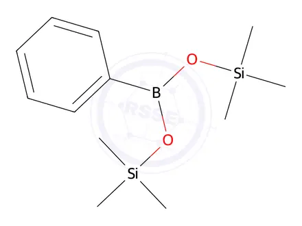 Chemical structure of Bis(trimethylsilyl) phenylboronate